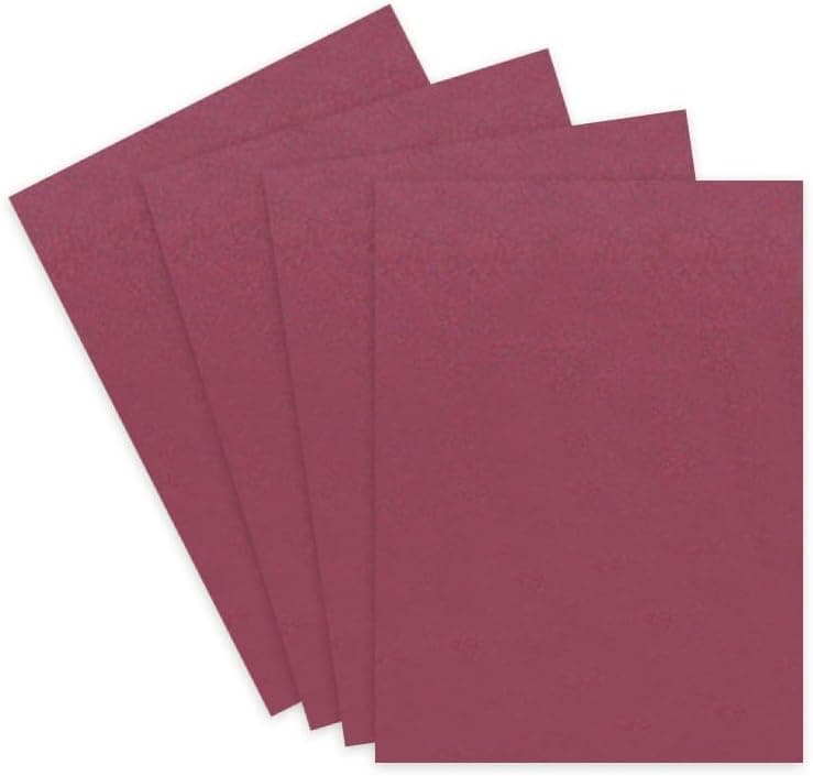 Atlas A4 Maroon Book Covers - 50 Sheets