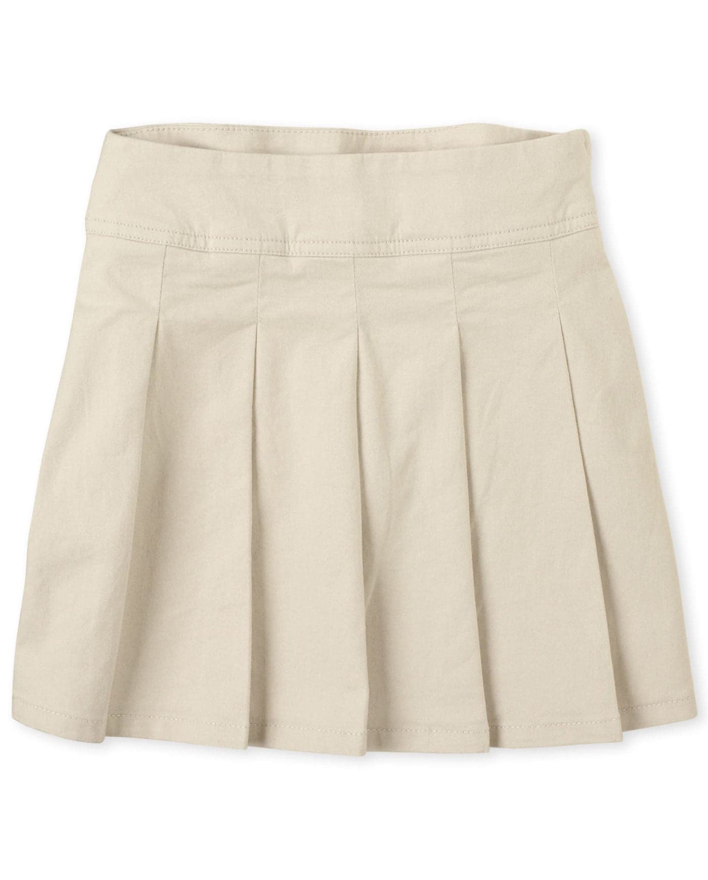 The Children's Place Girls Pleated Skort School Uniform Skirt, Bisquit, 6 Slim US