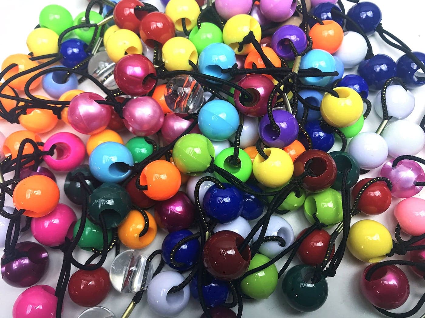 Hair Accessories for Girls Assorted Elastic Ponytail Holders Hair Tie 24 Pieces