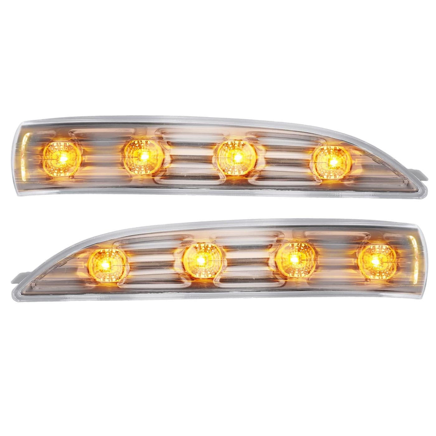 X AUTOHAUX 1 Pair Car LED Front Left Right Side Mirror Turn Signal Light 876142S200 876242S200 for Hyundai Tucson 20102013 for Hyundai Ix35 20102014