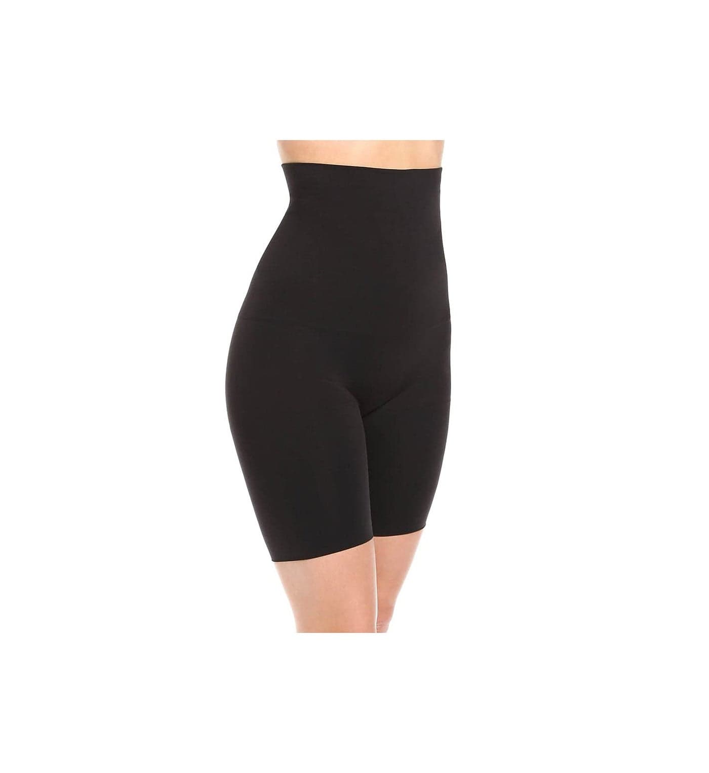 Maidenform womens Waist Slimmer thigh shapewear, Black, Large US