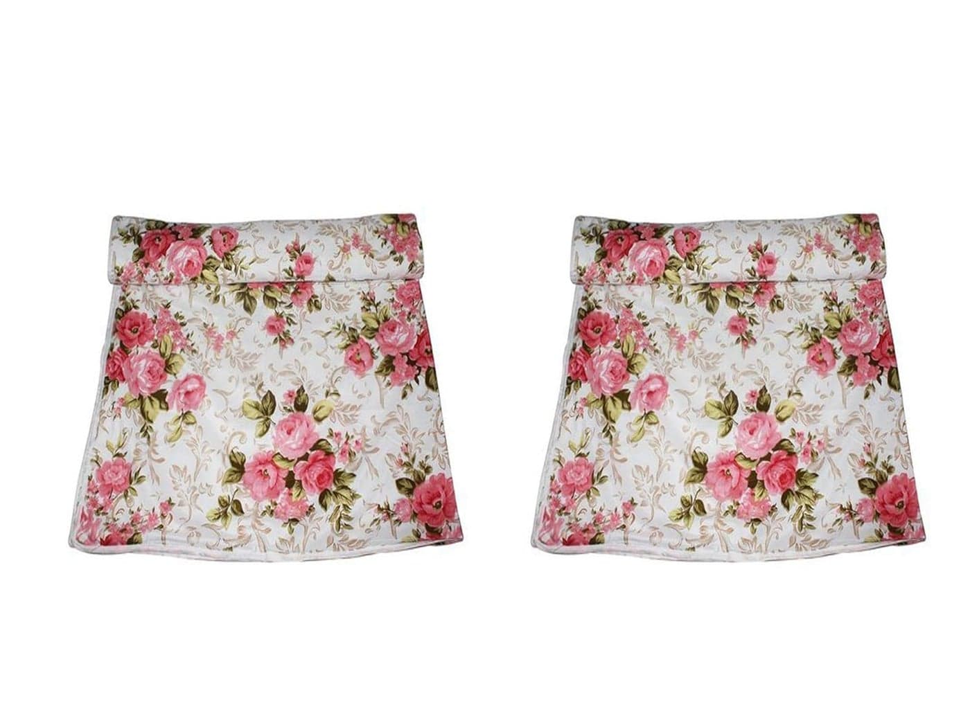 Welfic Checks Floral Prints Reversible Single Bed AC BlanketDohar Combo Set of 2 Pc