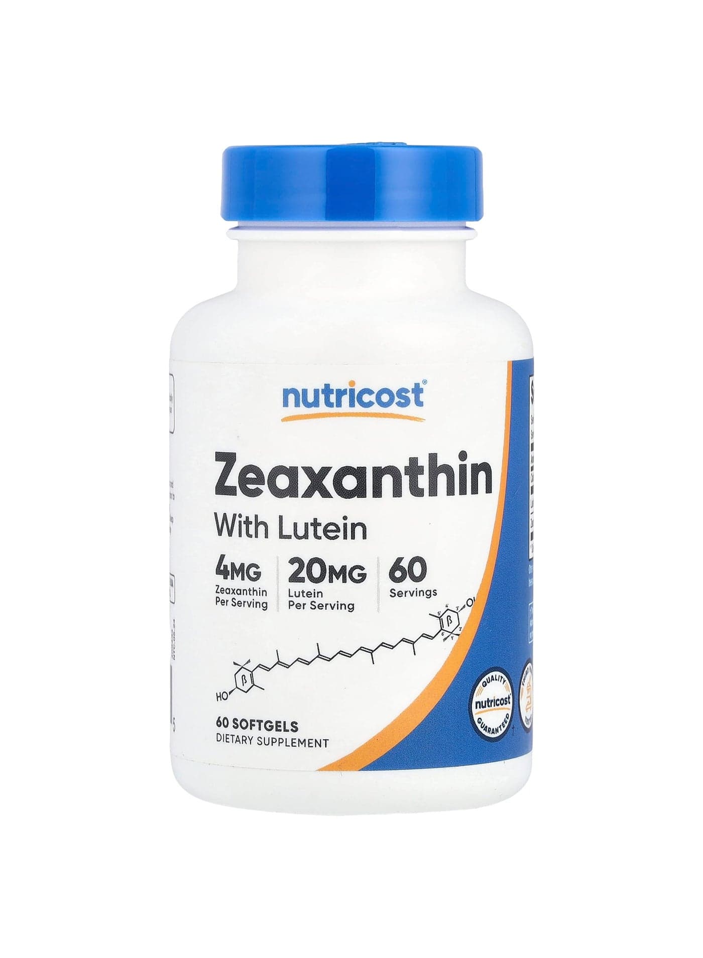Zeaxanthin with Lutein, 60 Softgels