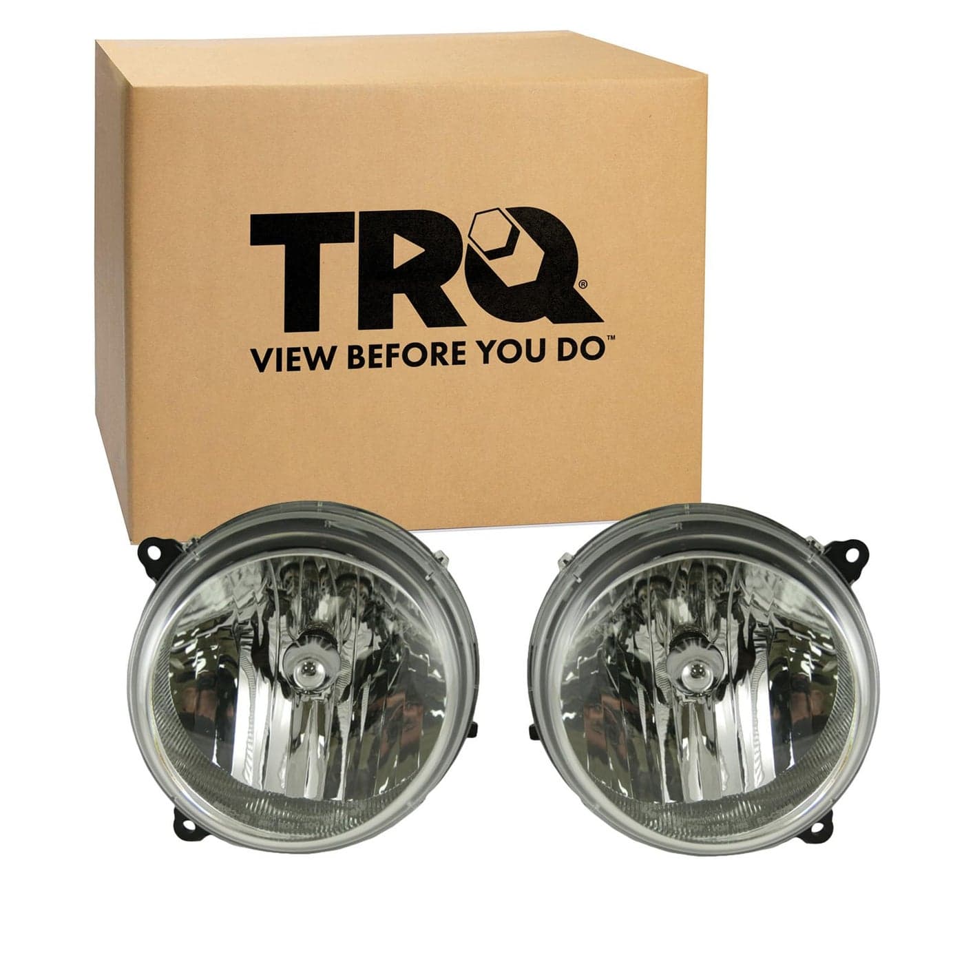 TRQ Driver Passenger Side Headlight Assembly Set Headlights Driver Passenger Side Compatible with 20052007 Jeep Liberty CH2502156 CH2503156