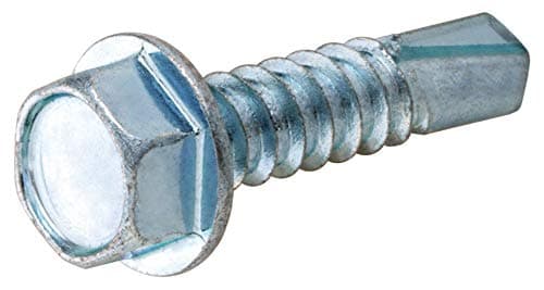 The Hillman Group Zinc Hex Washer Head Self Drilling Screws 1/4'-14 x 1'