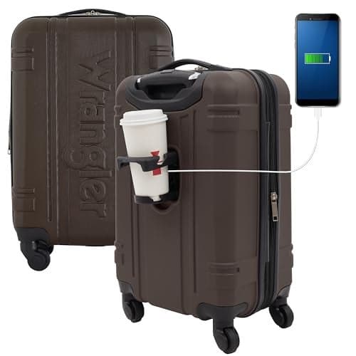 Wrangler 20" Astral Hardside Carry-On Luggage, Cedar