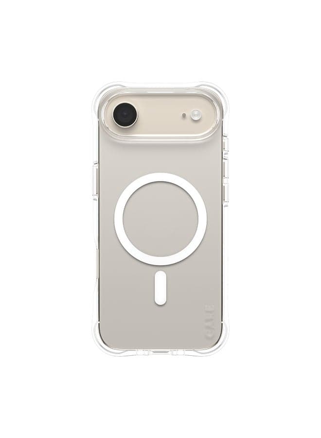 iPhone 17 Air MagSafe Case SAMBA | 8-Ft Drop Protection Cover, Anti-Yellowing, Slim Profile, Raised Camera Bezel, MagSafe Compatible - Transparent