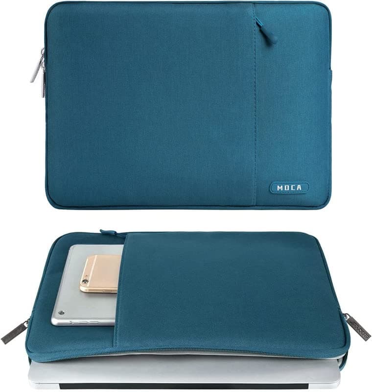 MOCA Laptop Case 13.3 inch, 13-13.3 inch Laptop Sleeve Compatible with MacBook Air/Pro 13/Pro 14 M5 M4 M3 M2 M1, HP Dell ASUS Lenovo,Polyester Vertical Computer Sleeve Bag with Pocket