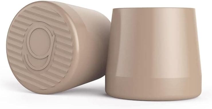 GoGoHeel Quick Tips - The Original High Heel Protector & Heel Repair Caps - 4 Pairs Multipack (XS, S, M, L, Taupe)