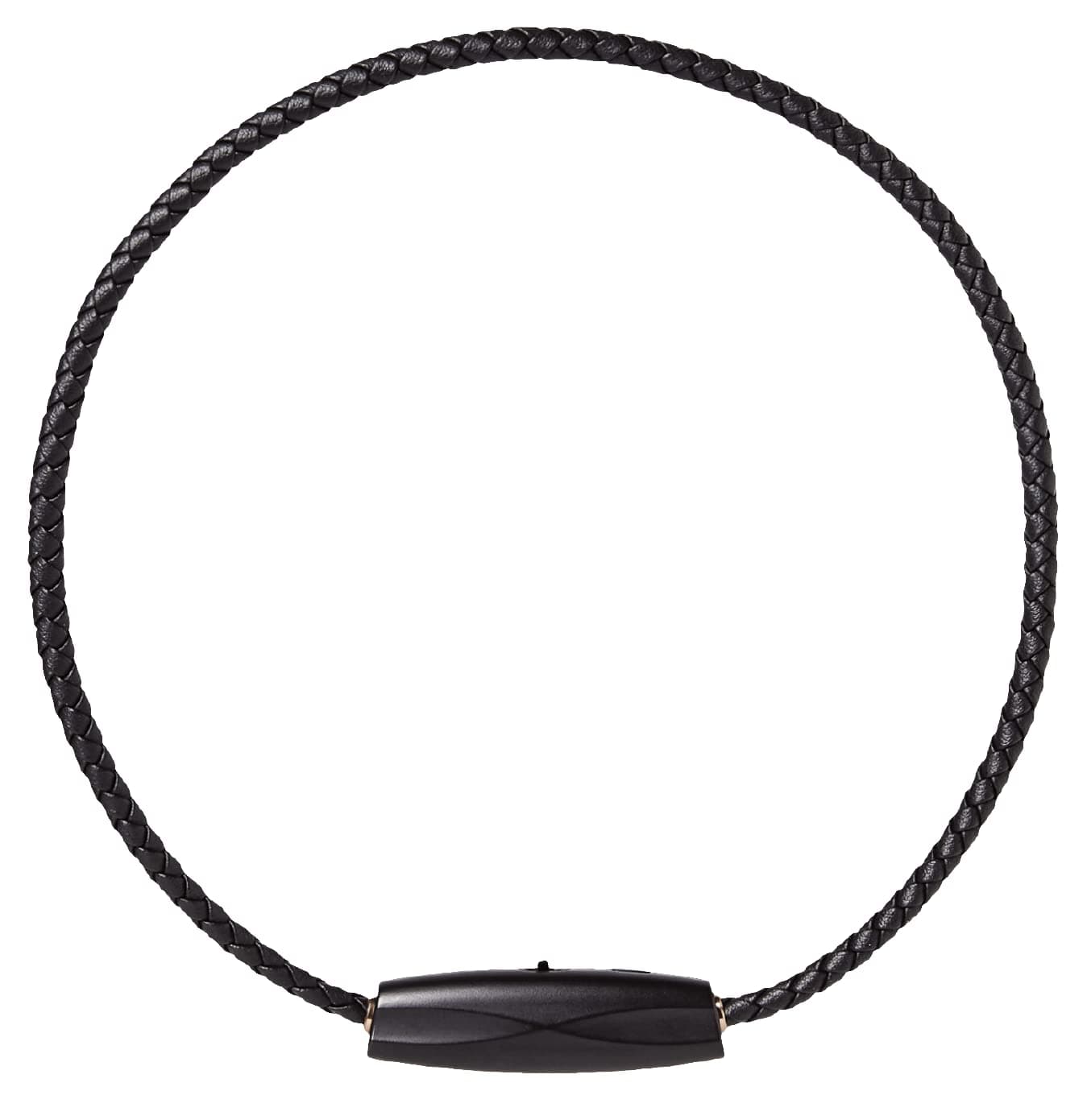 Airvida M1 Ionic Wearable Air Purifier (Black-19 inches) – Up to 99% Pollutant Removal Rate, Stylish & Lightweight with 3 Modes, Titanium Necklace & Clip, Silent Operation, 20g