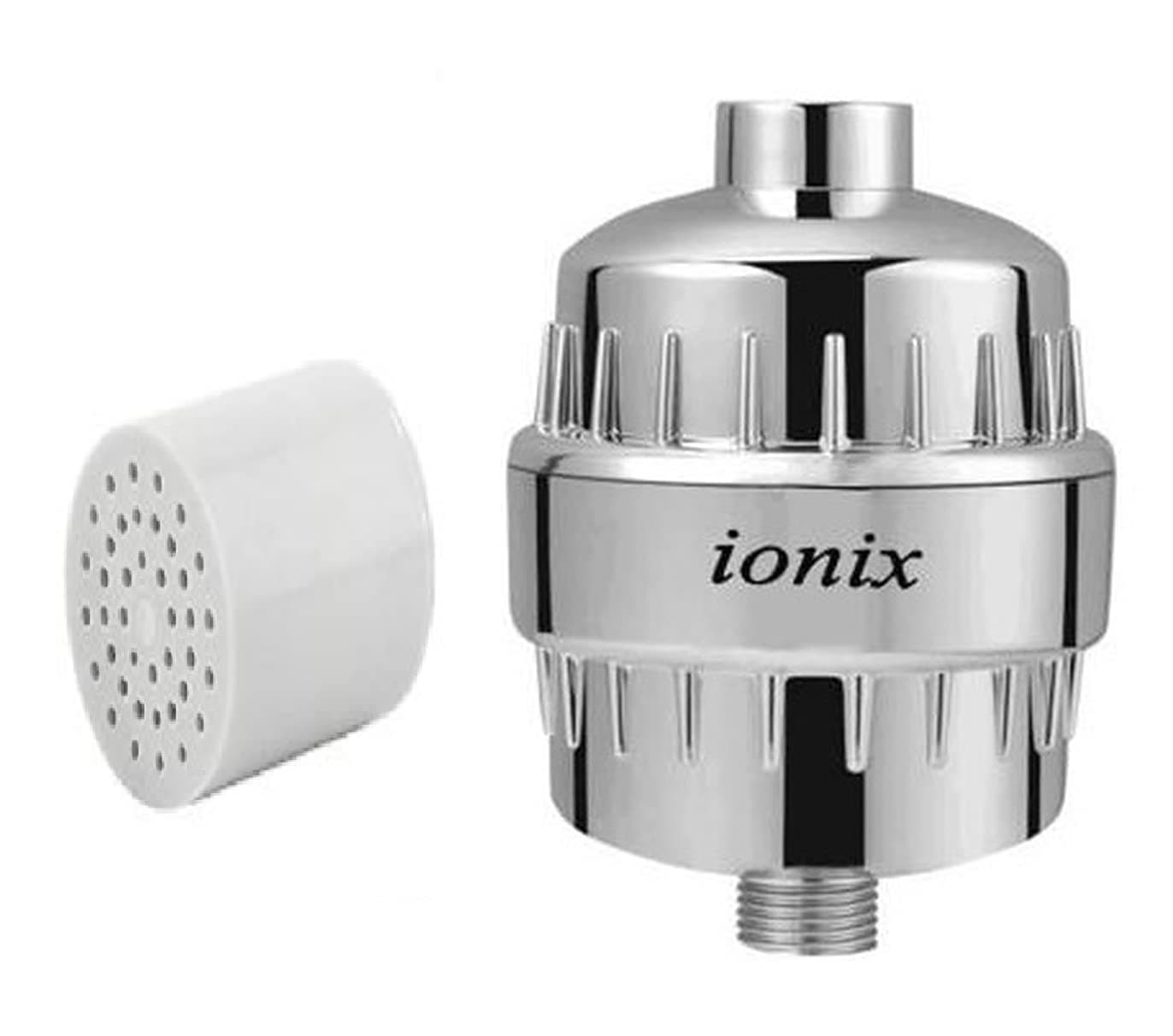 IONIX Tap Filter With Extra Cartridge | Water Softener for Bathroom (1 Year Warranty) | Shower Filter for Hard Water