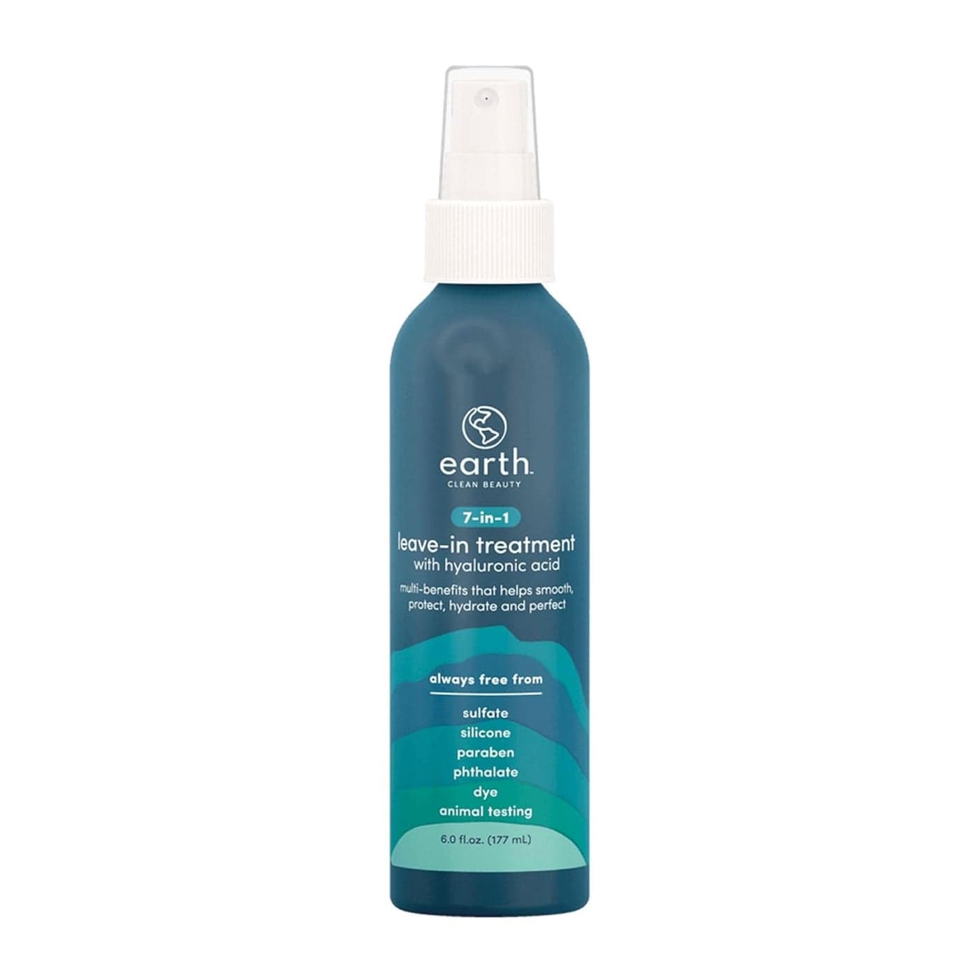 earth 7in1 Leavein Treatment Multitasking Spray For Hair Leavein Conditioner Spray with Hyaluronic Acid Safe for ColorTreated Hair 6 oz