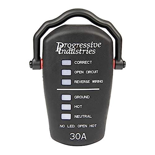 Progressive Industries 30 Amp RV Receptacle Tester, RRT-30