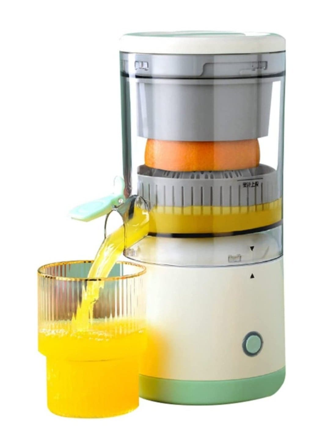 Juicer Portable Cordless Electric Juicer USB Charging Orange Squeezer 45W Household Multifunctional High Efficiency for Saving Effort
