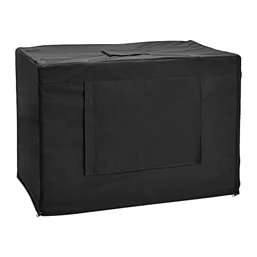 Jainsons Pet Products Dog Crate Cage Kennel Cover, Black (36 Inch)