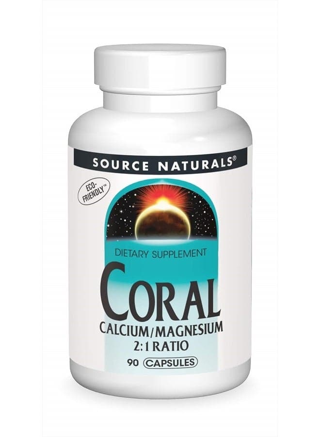Coral Calcium with Magnesium Capsules, 90 Capsules