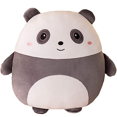 lannery Panda Plush Pillow Panda Stuffed Animal Toy Kawaii Plushies Hugging Pillow Gifts for Room Decor Birthday 16 inch