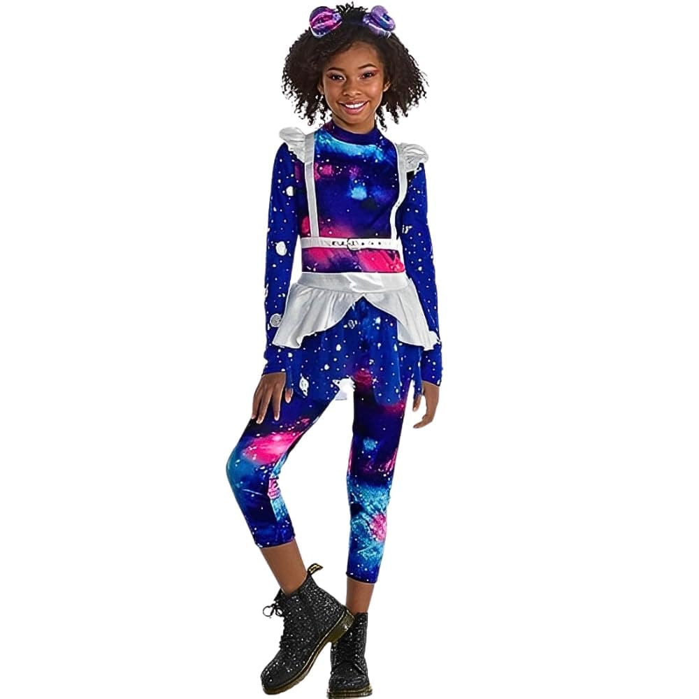 Amscan Galaxy Girl Costume Set Large 1214 Multicolor Polyester Perfect for Unique SpaceThemed Look