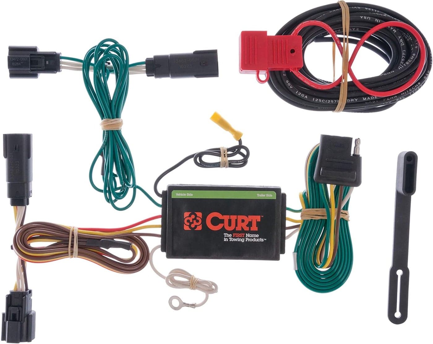 CURT 56120 Vehicle-Side Custom 4-Pin Trailer Wiring Harness for Ford Edge