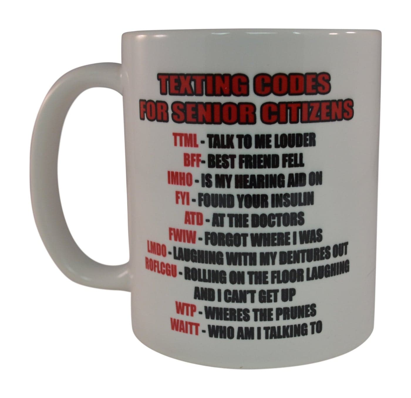 Rogue River Tactical Best Funny Coffee Mug Senior Citizen Text Novelty Cup Gift Retirement Birthday