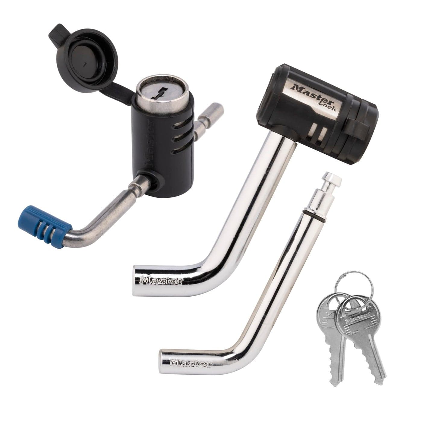 Master Lock 2848DAT Key Alike Set with Receiver and Coupler Latch Locks 2Piece Set