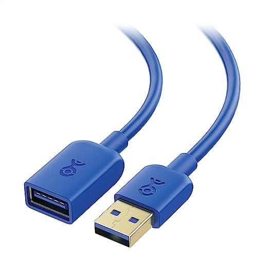 Cable Matters 5Gbps Long USB Extension Cable - 10ft, USB 3.0 Extension Cable, Male to Female USB3.0 Extender, Compatible with Webcam, VR Headset, Printer, Hard Drive, Blue