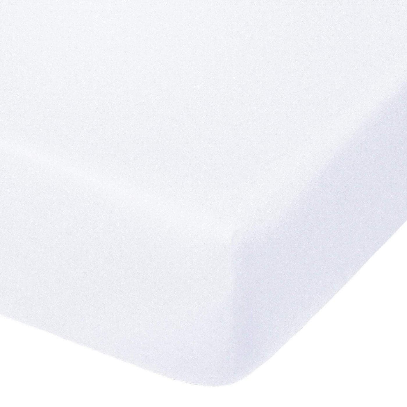 NTBAY 100 Brushed Microfiber Fitted Crib Sheet Super Soft and Cozy 28x52 Crib Sheet for Standard Crib and Toddler Mattresses Boys Girls Unisex White 28x52 Inches