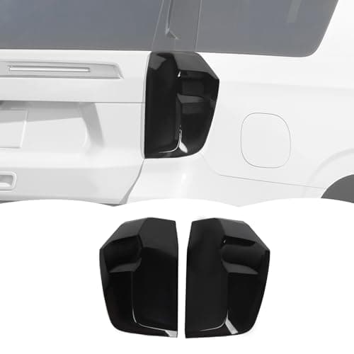 RT-TCZ Smoked Black Tail Light Lamp Cover Guard Trim Decoration Exterior Accessories for Chevy Suburban 2020-2023,for Chevy Tahoe 2020-2023