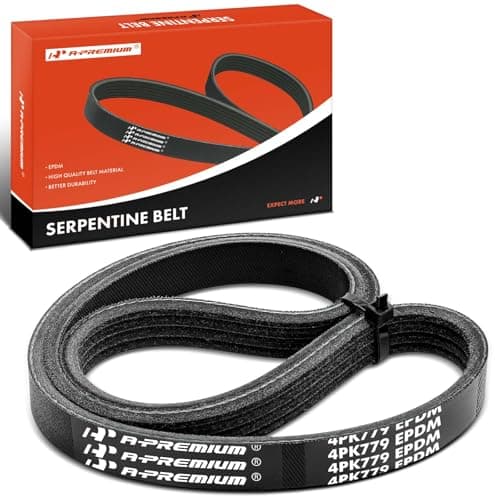 A-Premium 30.65 In 4-Rib Serpentine Drive Belt For Honda, Nissan, Acura, Chevrolet, Daihatsu, Eagle, Infiniti, Mazda, Mitsubishi & Pontiac - Civic, Altima, Murano, Maxima, Quest, Gas Only