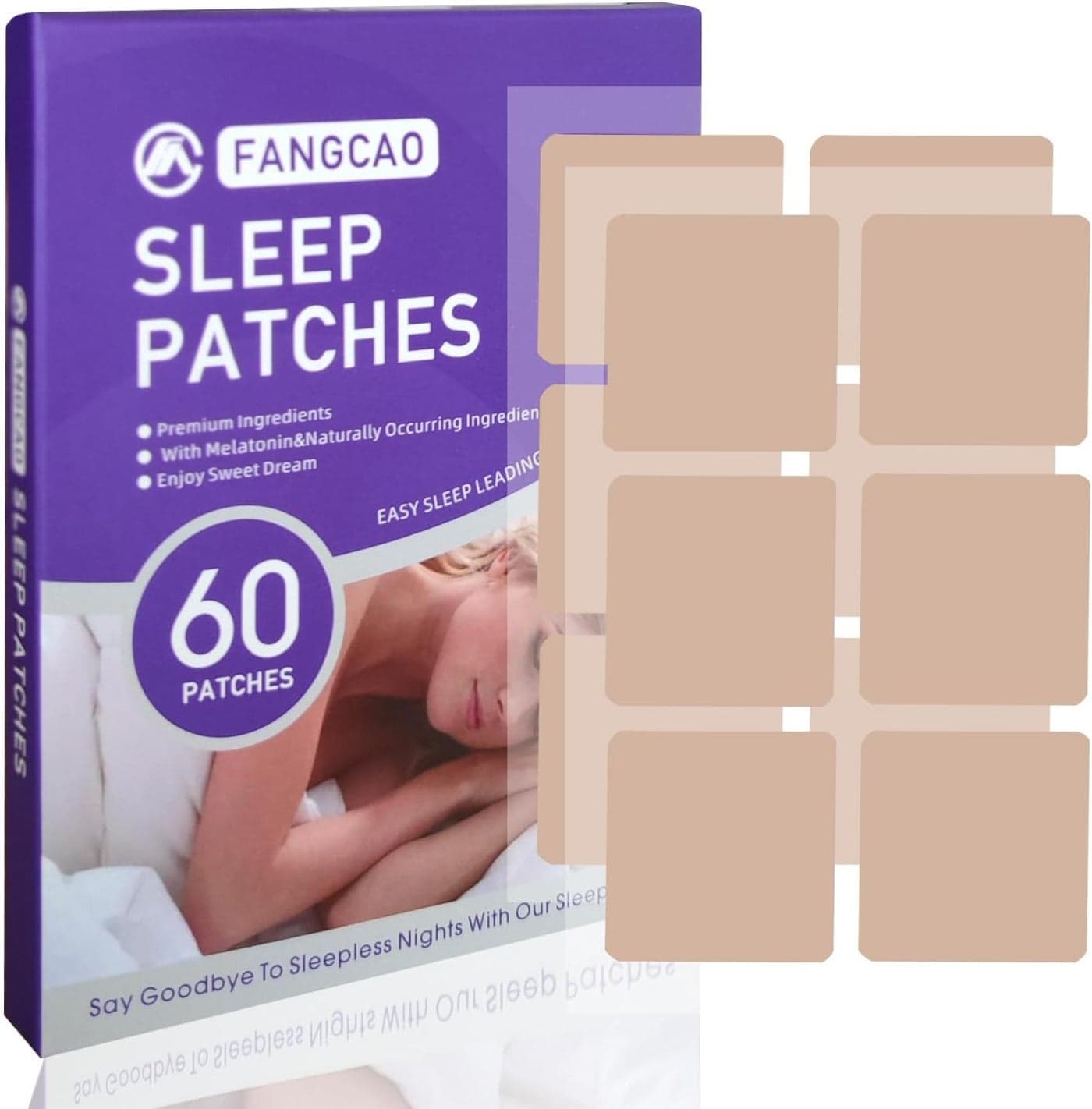 Sleep Patches Sleep Patch for Adults Premium Ingredients Upgraded 60 Patches Set Easy to Apply and Comfortable