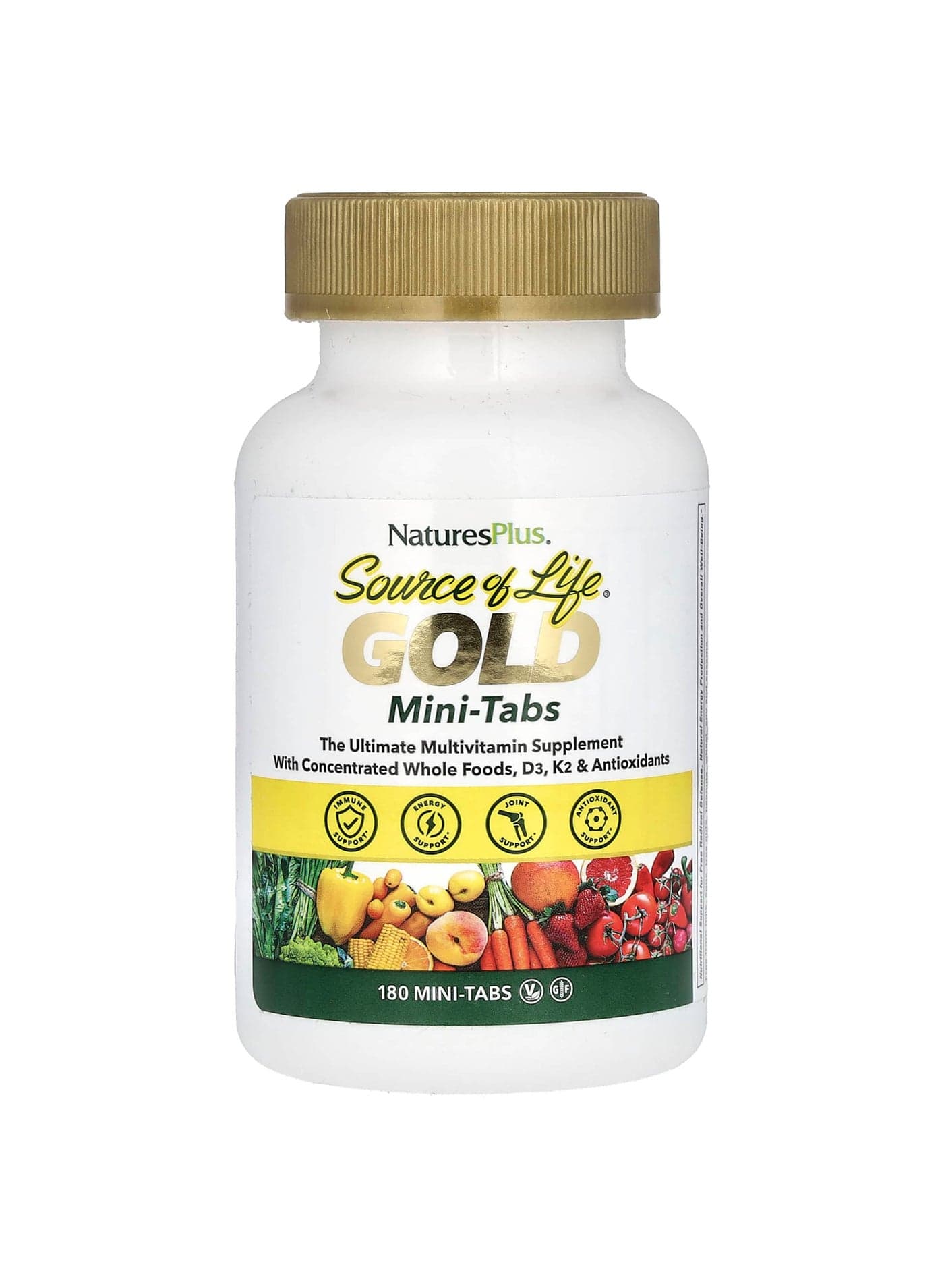 Source of Life, Gold, The Ultimate Multivitamin Supplement, 180 Mini-Tabs