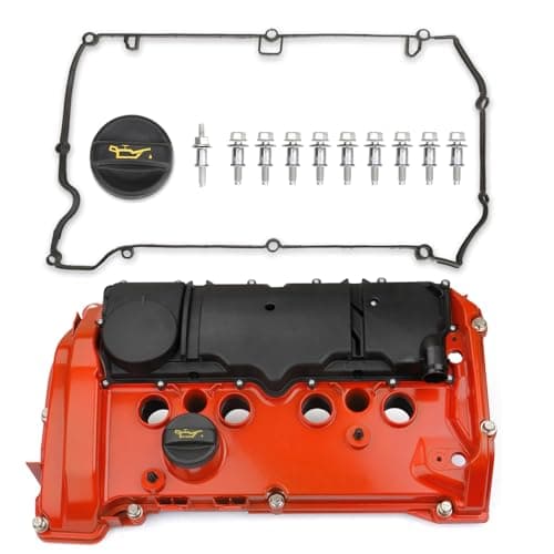 MITZONE Aluminum Valve Cover Kit with Gasket & Bolts Compatible with 2011-2016 Gen2. Mini Cooper S R55 R56 R57 R58 R59 R60 R61 1.6 Turbo Part 11127646552 11127603390 0248S7 V758239780
