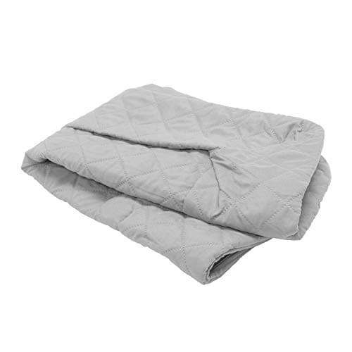 Furhaven Replacement Dog Bed Cover Quilted SofaStyle COVER ONLY Machine Washable Silver Gray Jumbo Plus XXLarge 53 x 40