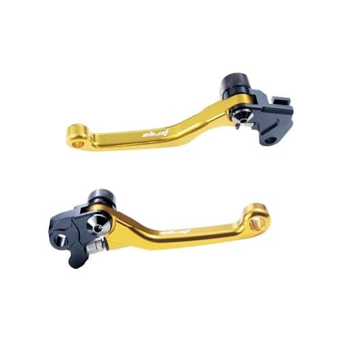 TIRGE Motorcycle CNC Foldable Pivot Clutch Brake Lever Handle for RM85 RM 85 20052017 RM125 RM250 RM 125 250 2004 2005 2006 2007 2008 0408 L60R62gold