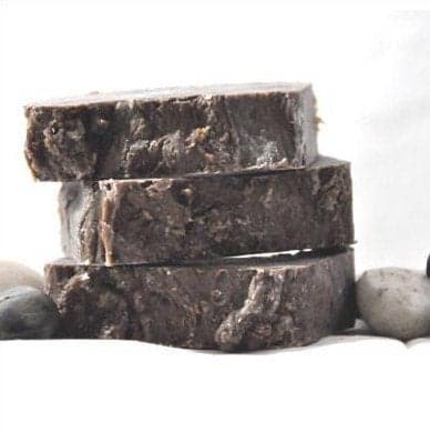 Raw African Black Soap 4 oz by SaaQin