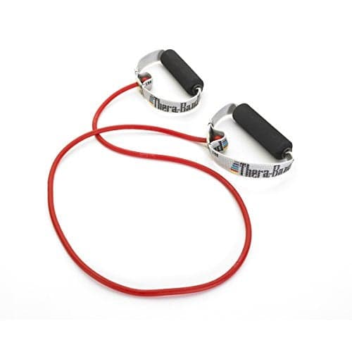 Thera-Band Medium Soft Grip Tubing Red 48-Inch