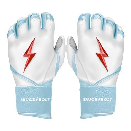 BRUCE BOLT Signature Series Long Cuff Batting Gloves Ian Happ Edition Happ White Medium