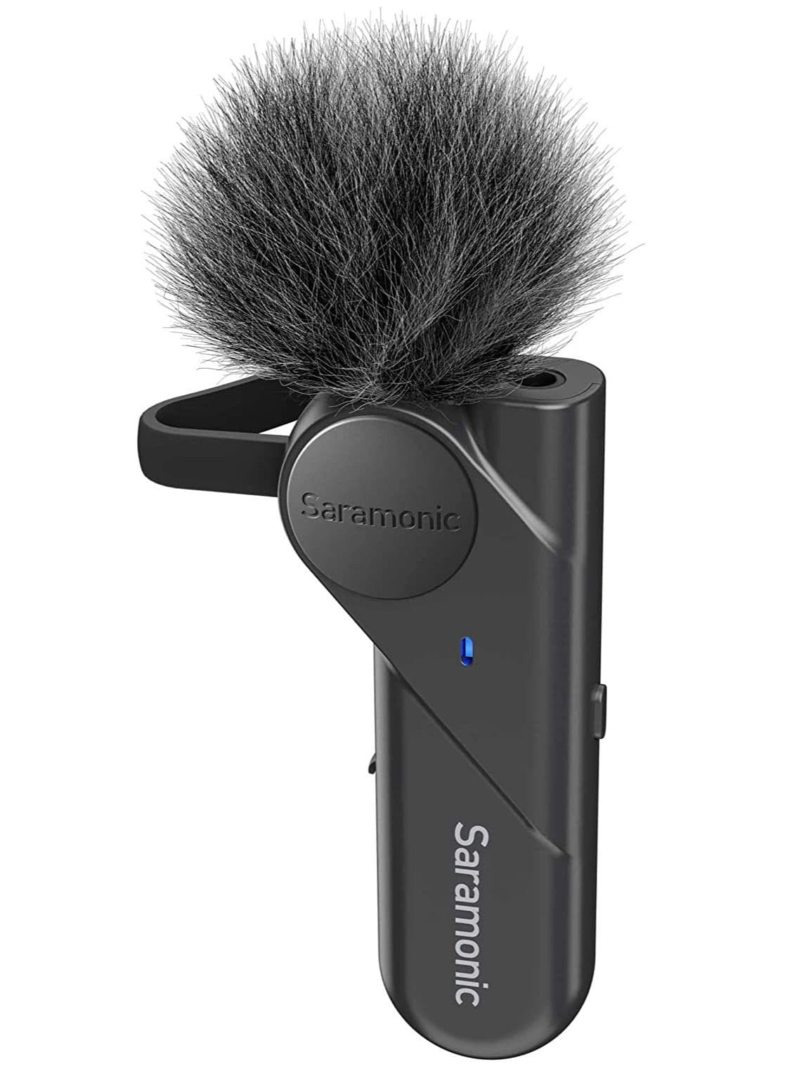 BTW Wireless Bluetooth Clip-On Microphone with 3.5mm Headphone Out & Noise Reduction for Computers, Smartphones
