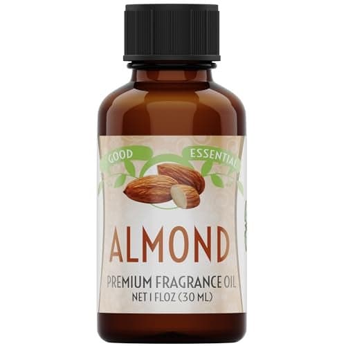 Good Essential 30 ml Oils Premium Almond Fragrance Oil Perfect for Diffuser Perfume Soap Making Candles 1 fl oz 30ml