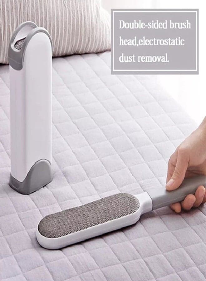 Sticky Clothes Hair Remover Lint Brush White 7.5x5x33cm