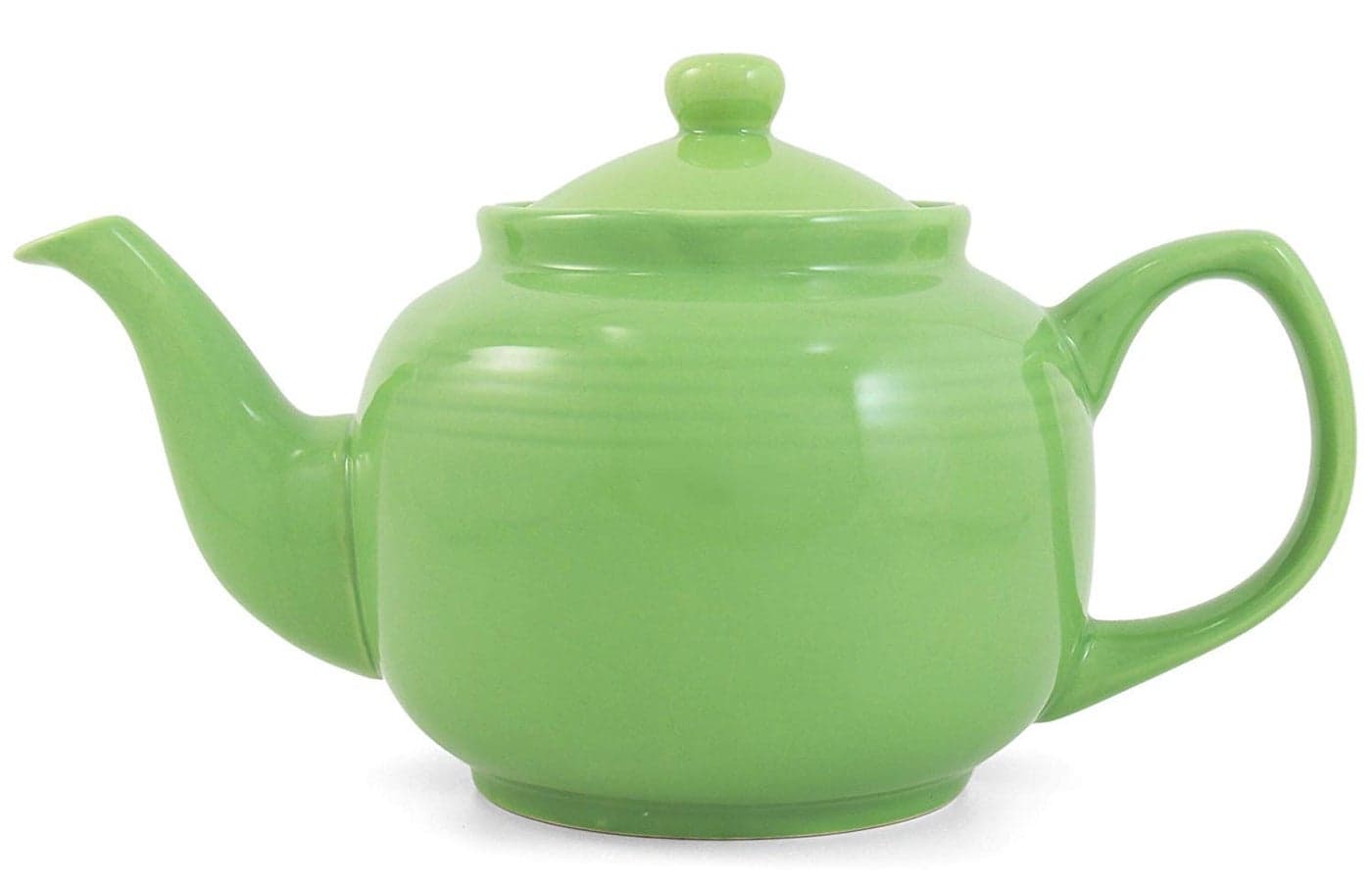 Lime Green Classic 6 Cup Ceramic Teapot