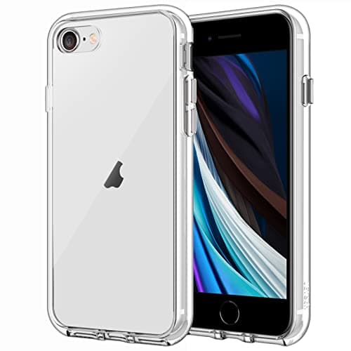 JETech Case for iPhone SE 32 20222020 Edition iPhone 8 and iPhone 7 47Inch NonYellowing Shockproof Phone Bumper Cover AntiScratch Clear Back Clear
