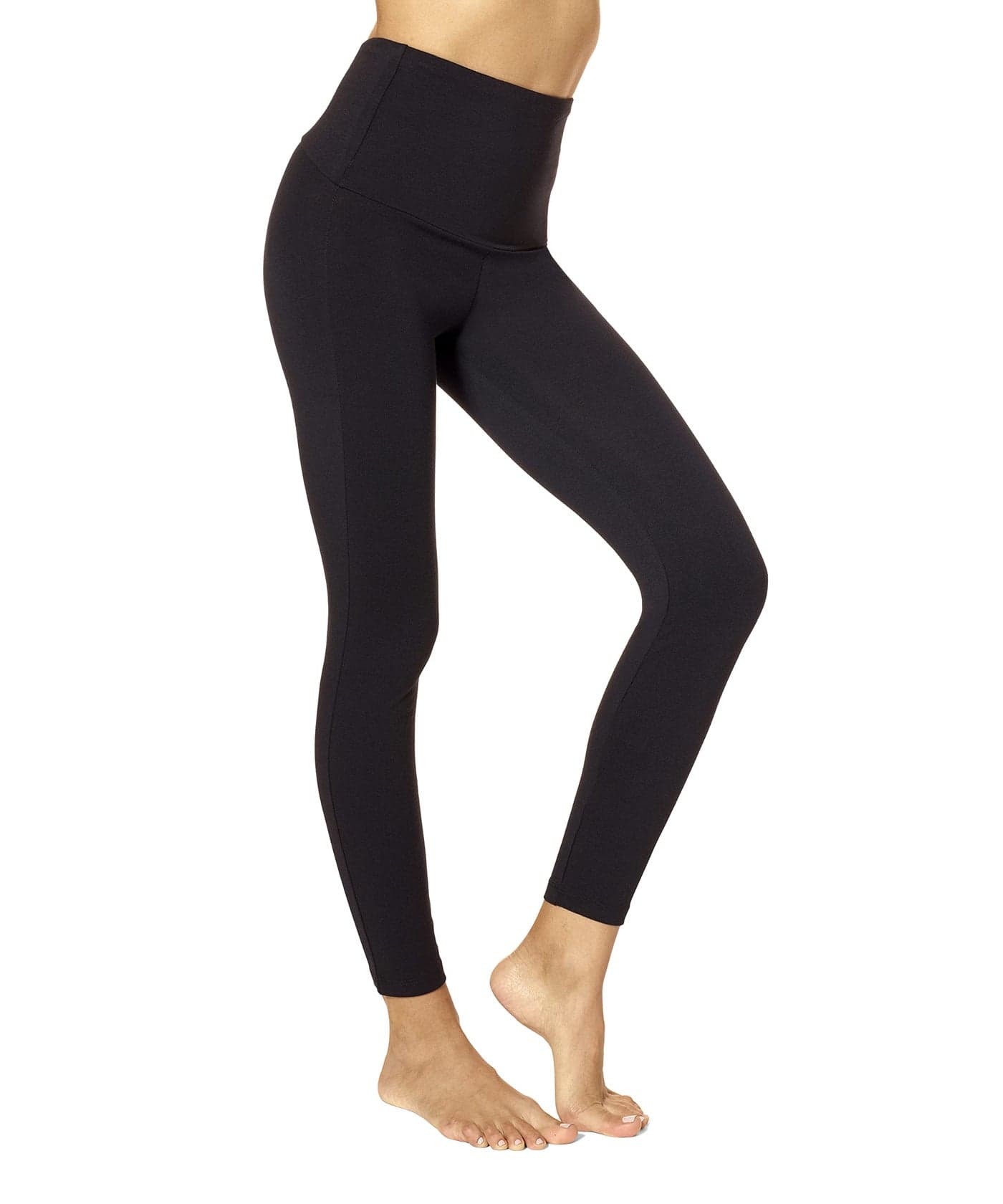 No nonsense womens No nonsense Women's Cotton Shaping Legging Pants, Black, X-Large US