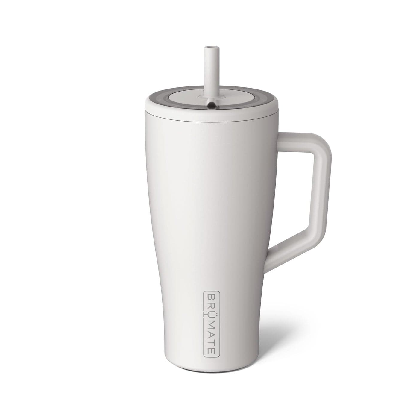 BrMate Era 30 oz Tumbler with Handle and Straw 100 Leakproof Insulated Water Bottle Tumbler with Lid and Flexible SoftSip Straw Made of Stainless Steel Cup Holder Friendly 30oz Dune