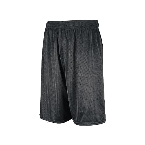 Russell Athletic Boy's 8-20 Youth Mesh Short, Black, Small