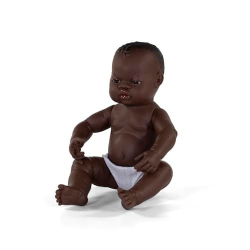 Miniland Doll 15 34 Newborn African Girl Made in Spain Anatomically Correct Quality