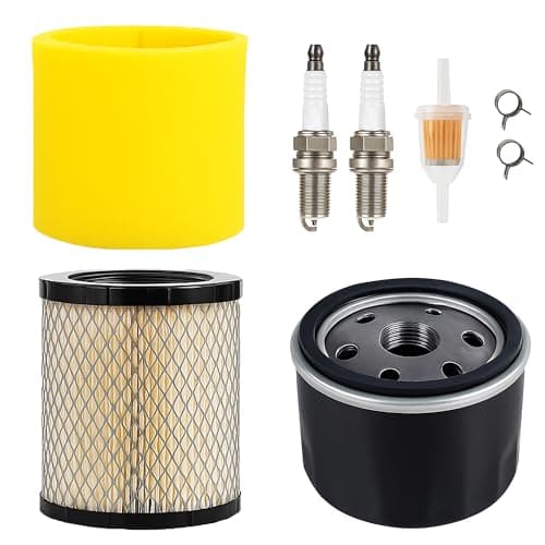 YTH22V46 YTH24V48 Air Filter Oil Filter Tune Up Kit for Husqvarna YTH22V46 YTH24V54 YTA22V46 YTA24V48 Poulan Pro PP20VA46 PB185A42 46’’ 48’’ Mower w/ 17.5hp 19.5hp 20hp 21hp Engine
