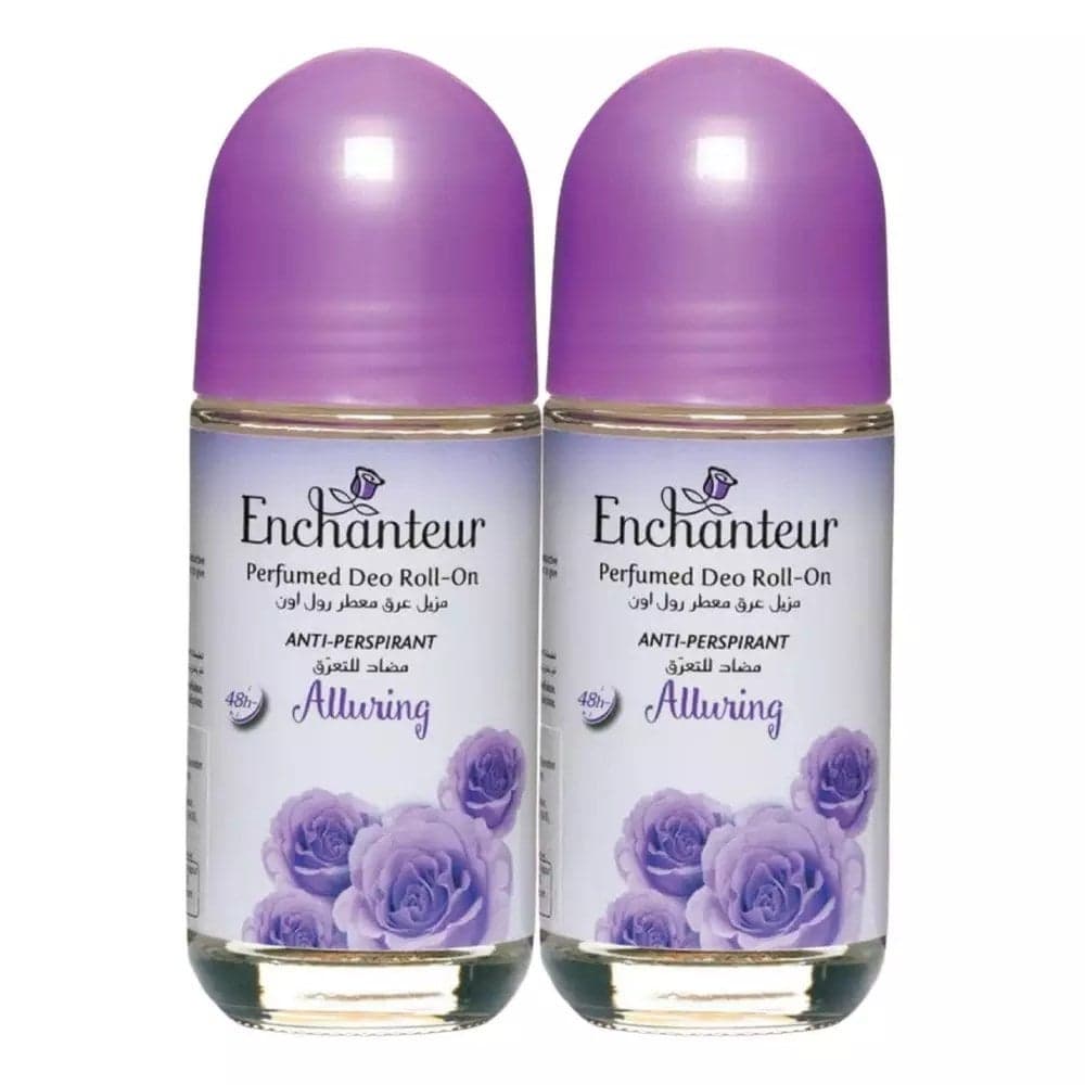 Enchanteur Assorted Fragranced Roll On 2X50ml