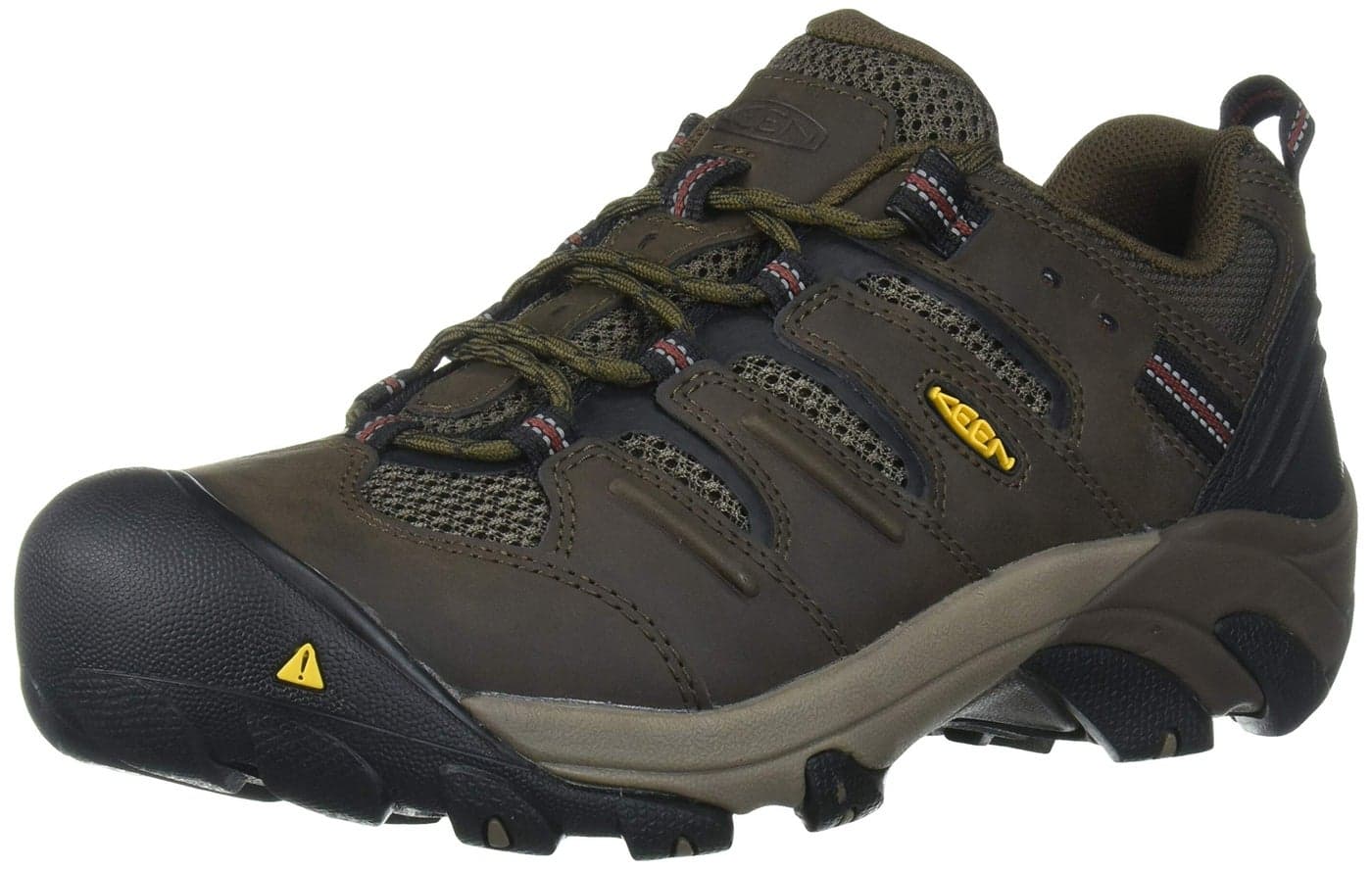 KEEN Utility Mens Lansing Low Height Steel Toe Work Shoes Cascade BrownFired Brick 11 Wide