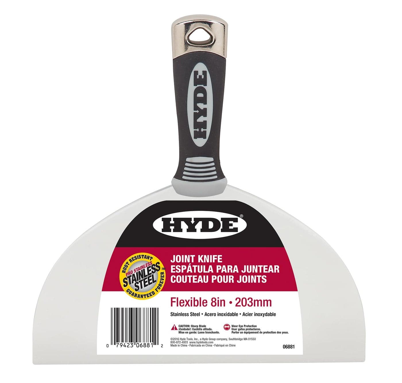 Hyde 06881 Joint Knife Flexible 8 Inch No Color